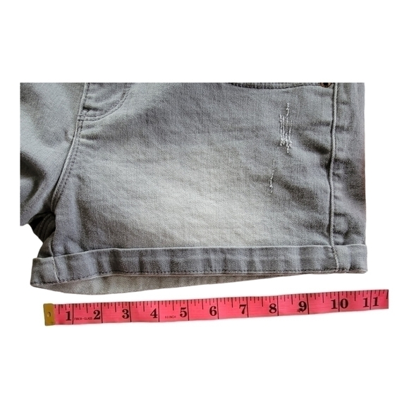 CLOCKHOUSE Grey Coastal Cowgirl Denim Jean Shorts Size L - Picture 4 of 14